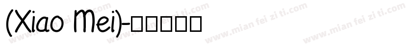 (Xiao Mei)字体转换